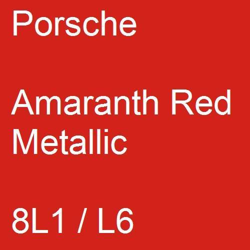 Porsche, Amaranth Red Metallic, 8L1 / L6.